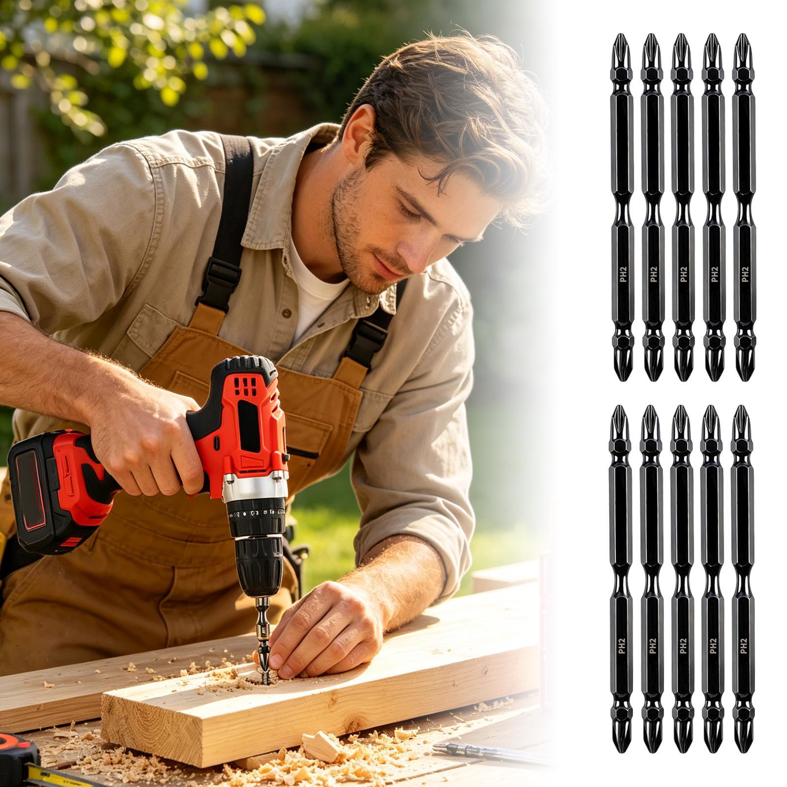 Drill Bits - Magnetic Drill Bits Double-Ended Milled Magnetic