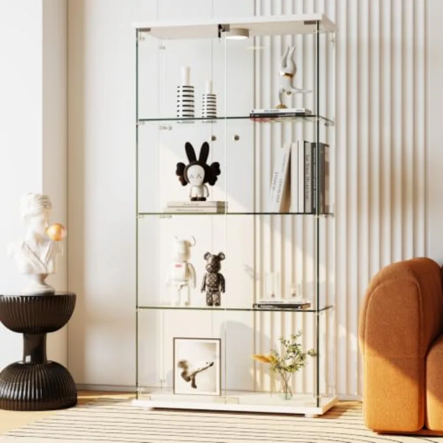 Door Lock - Tempered Glass Display Cabinet for Collectibles