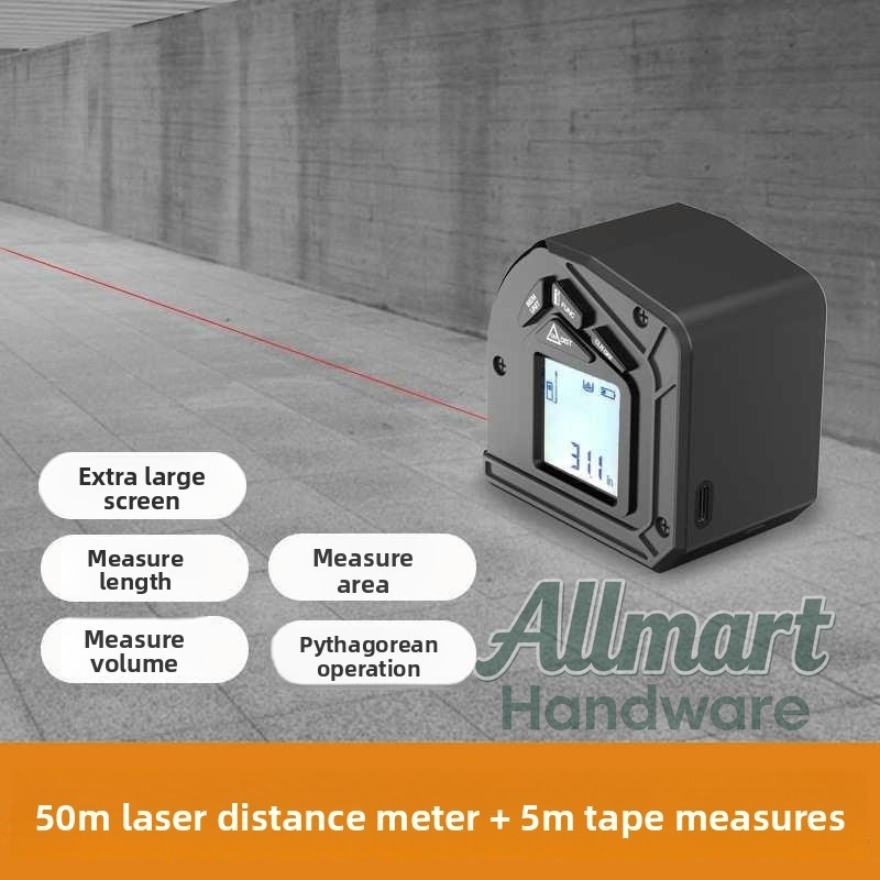 50m Laser Rangefinder with 5m  - đánh giá và giá Tape Measure