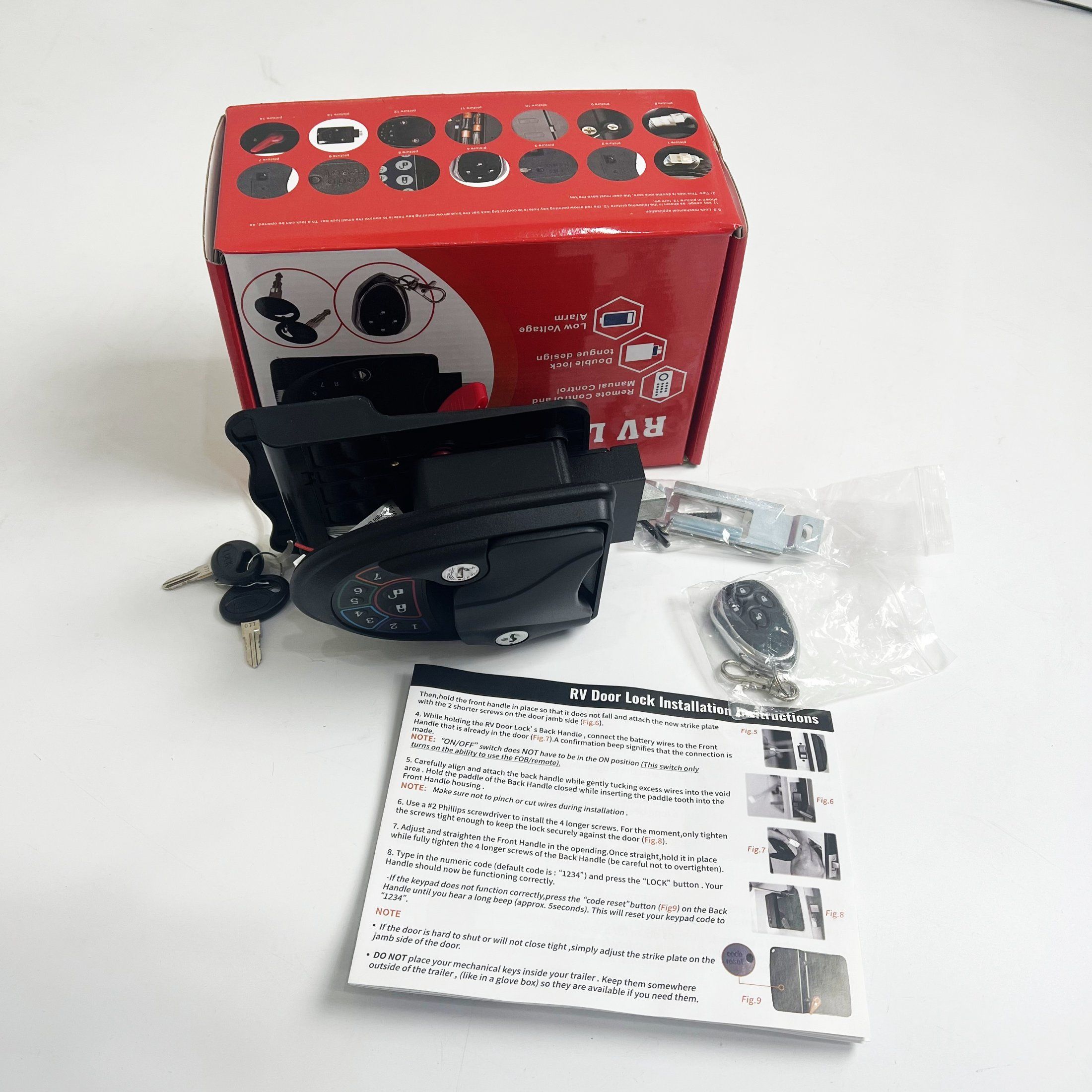 Door Coded Lock With Remote Co - đánh giá và giá Door Lock