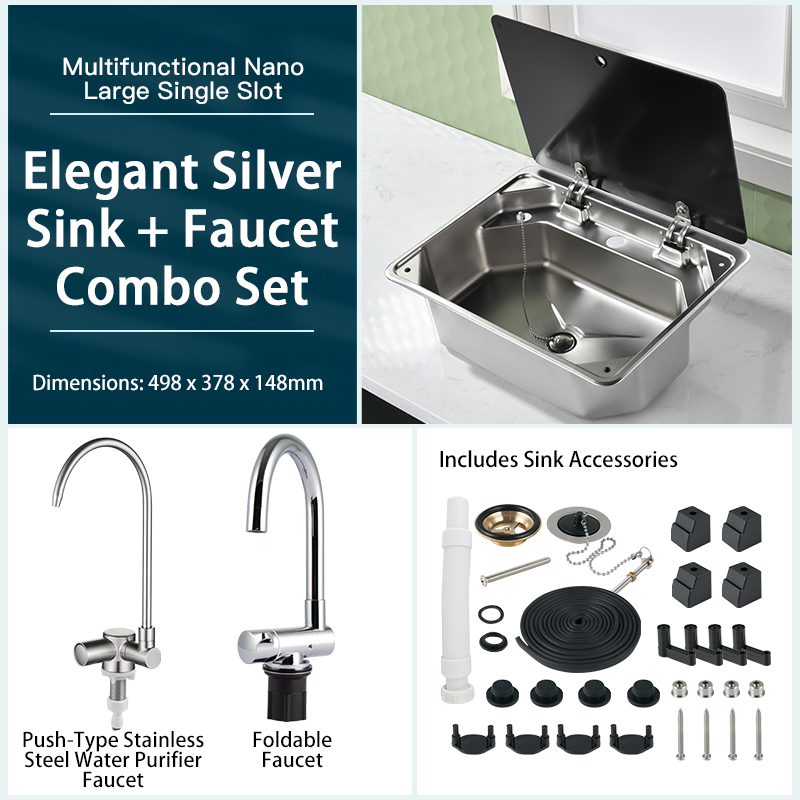 RV Campervan Built In Stainles - đánh giá và giá Faucet