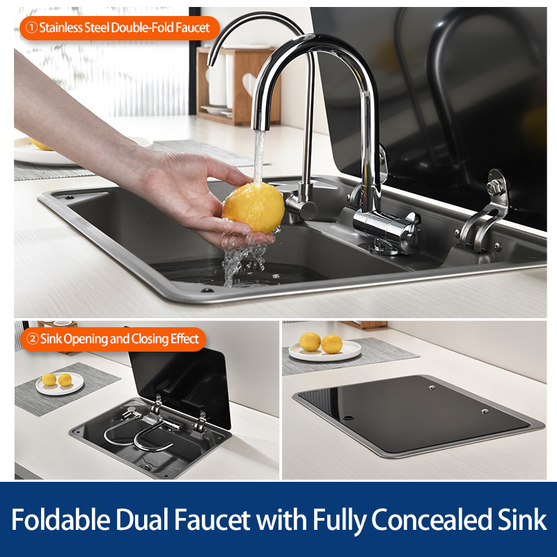 RV Campervan Built In Stainles - đánh giá và giá Faucet