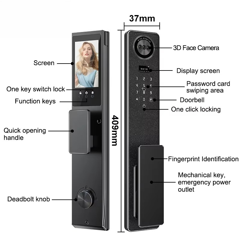 Tuya WiFi Smart Door Lock, Hom - đánh giá và giá Door Lock