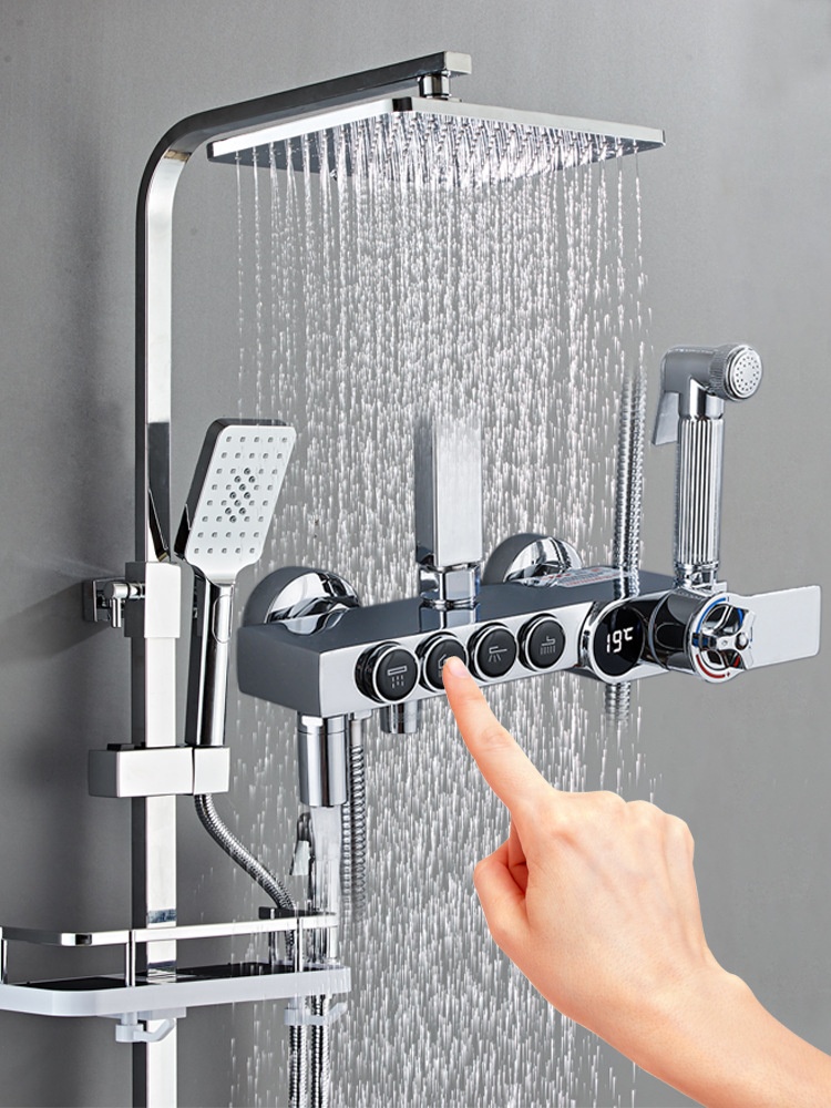 Luxury Silver Led Digital Disp - đánh giá và giá Faucet