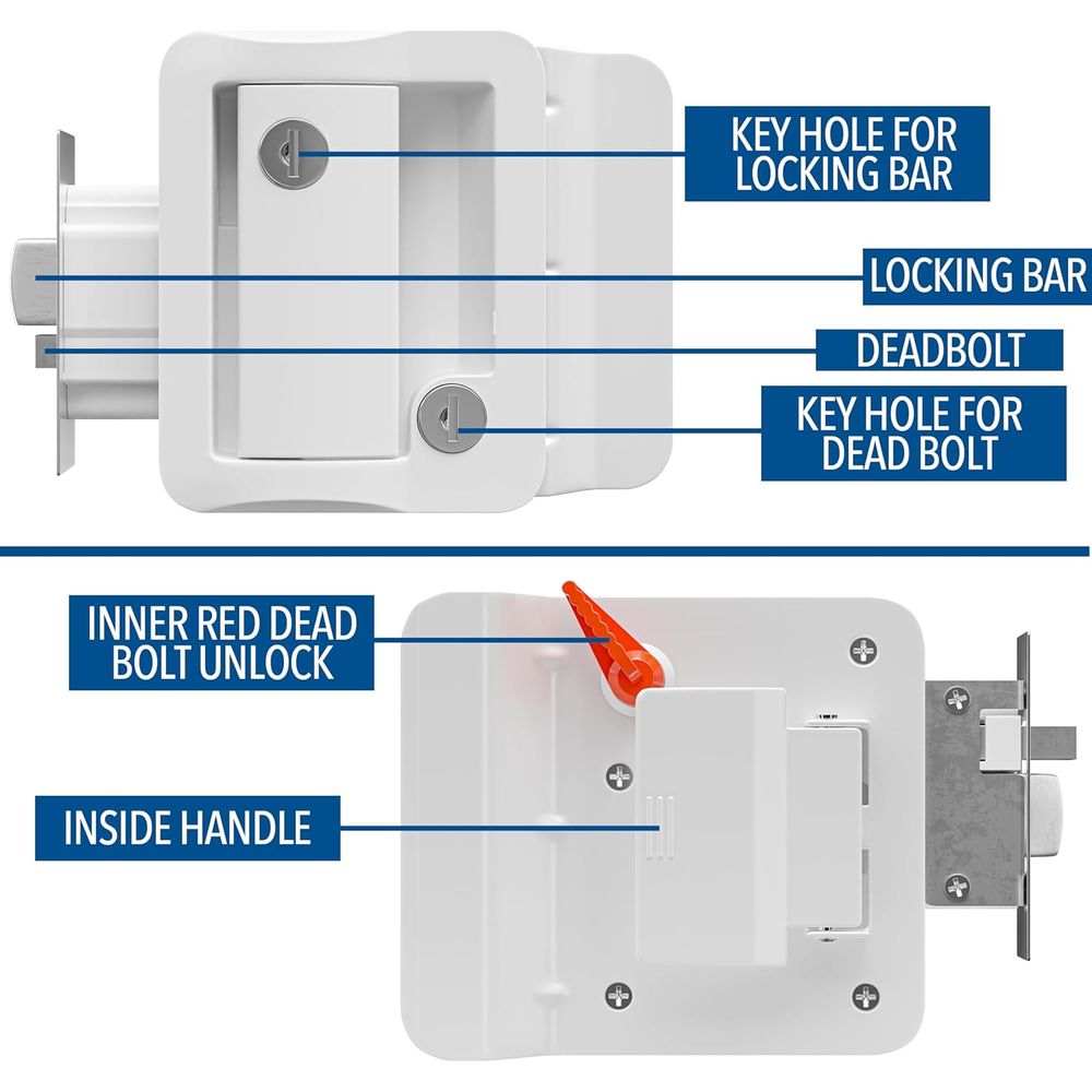 RV Door Lock Replacement with  - đánh giá và giá Door Lock
