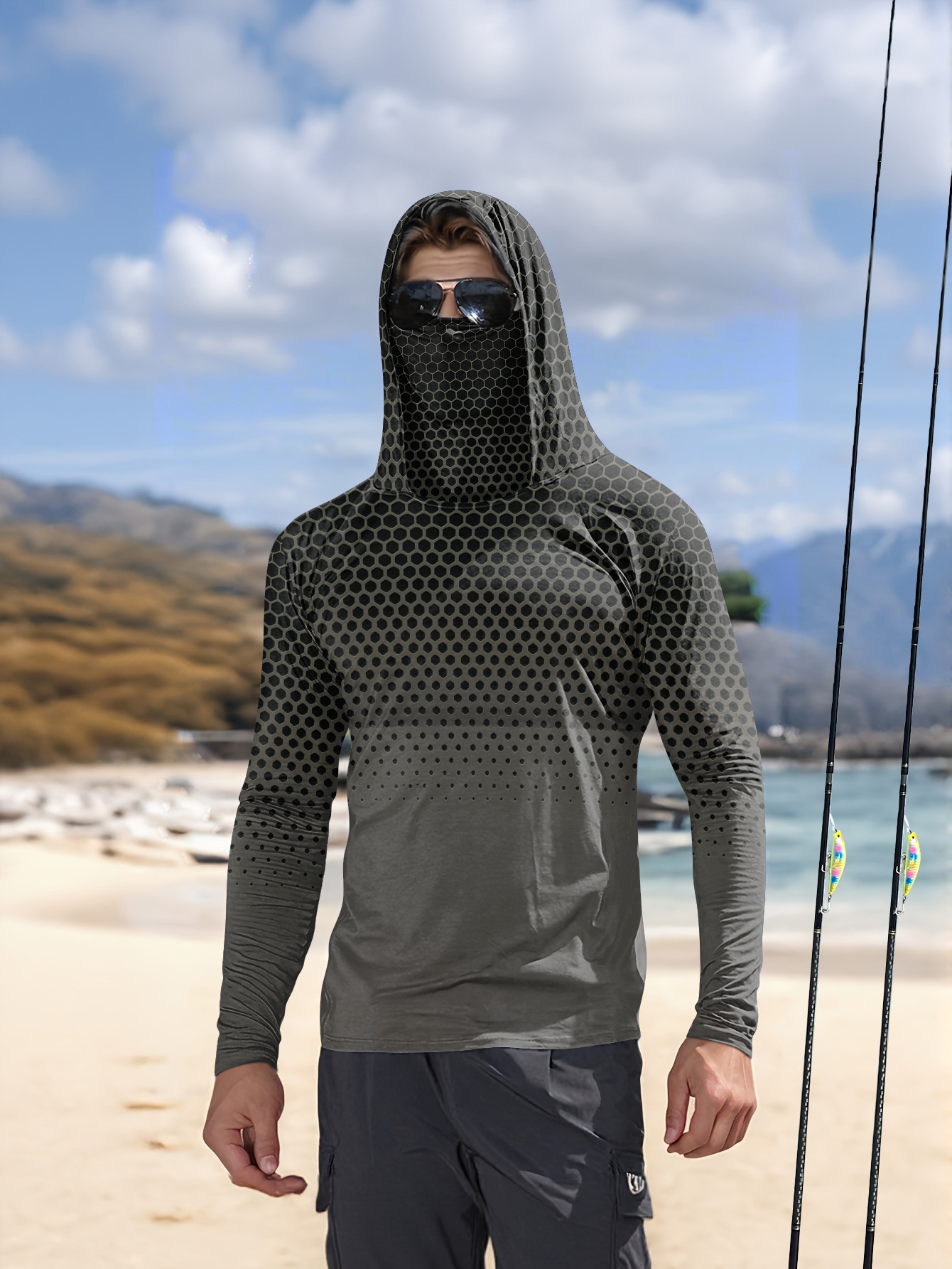 Men Summer UPF50+ Fishing Hood - đánh giá và giá Wallpaper