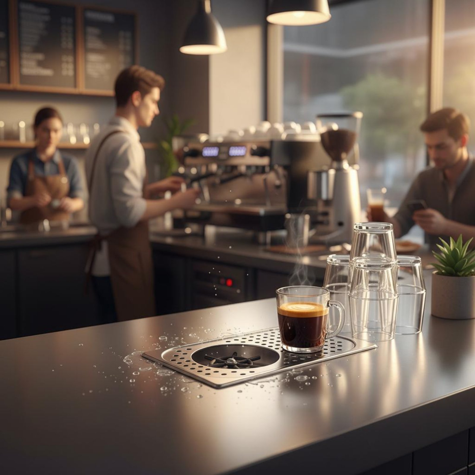 Automatic Cup Rinser Multi-Ang - đánh giá và giá Faucet