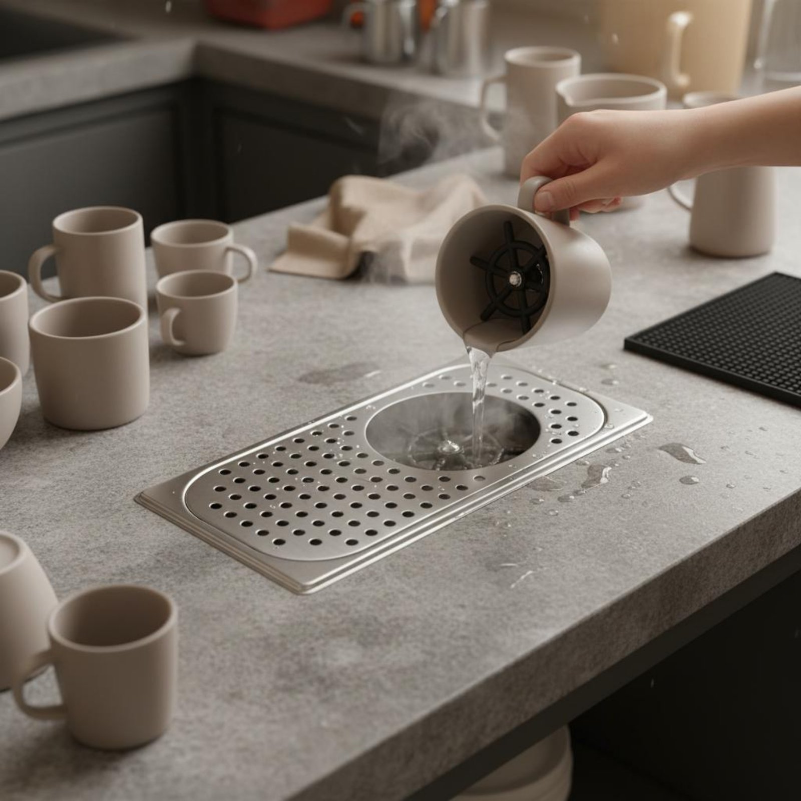 Automatic Cup Rinser Multi-Ang - đánh giá và giá Faucet
