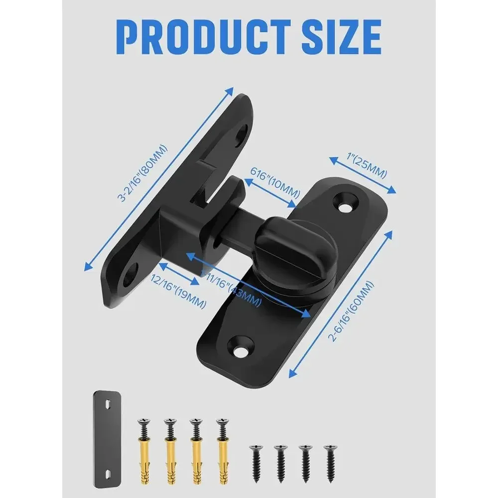 90/180 Degree Flip Barn Door L - đánh giá và giá Door Lock