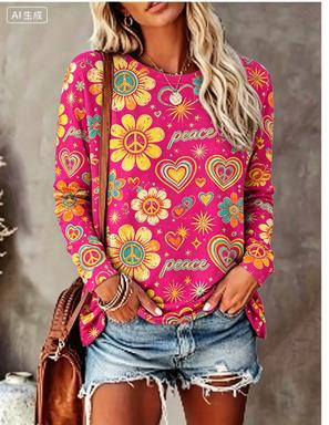 Women Long Sleeve T‑Shirt Hipp - đánh giá và giá Wallpaper