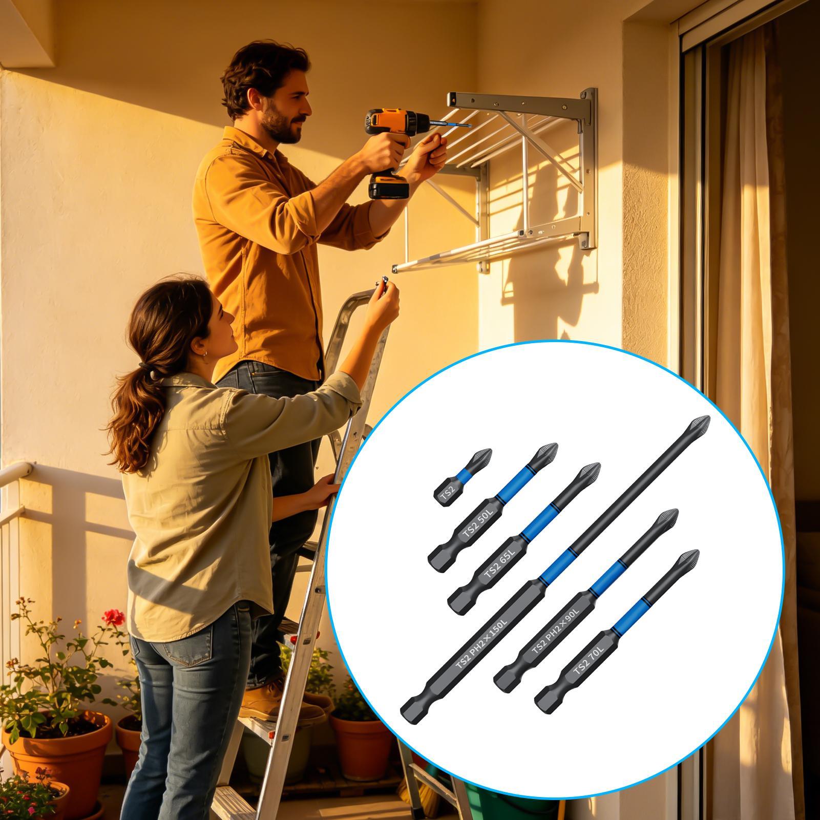 Drill Screwdriver Bit Set 6-Pi - đánh giá và giá Drill Bits