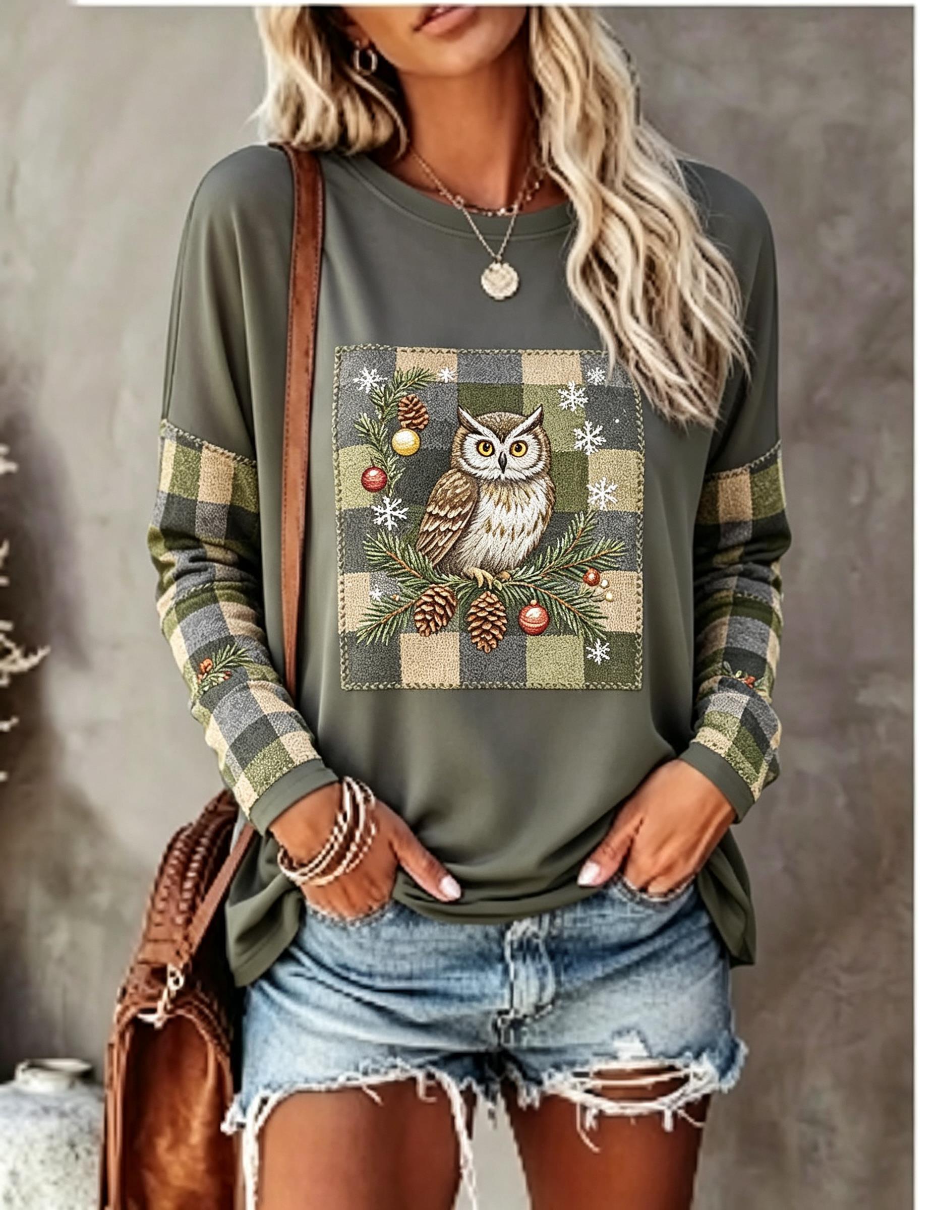 Women Long Sleeve T Shirt Fox  - đánh giá và giá Wallpaper