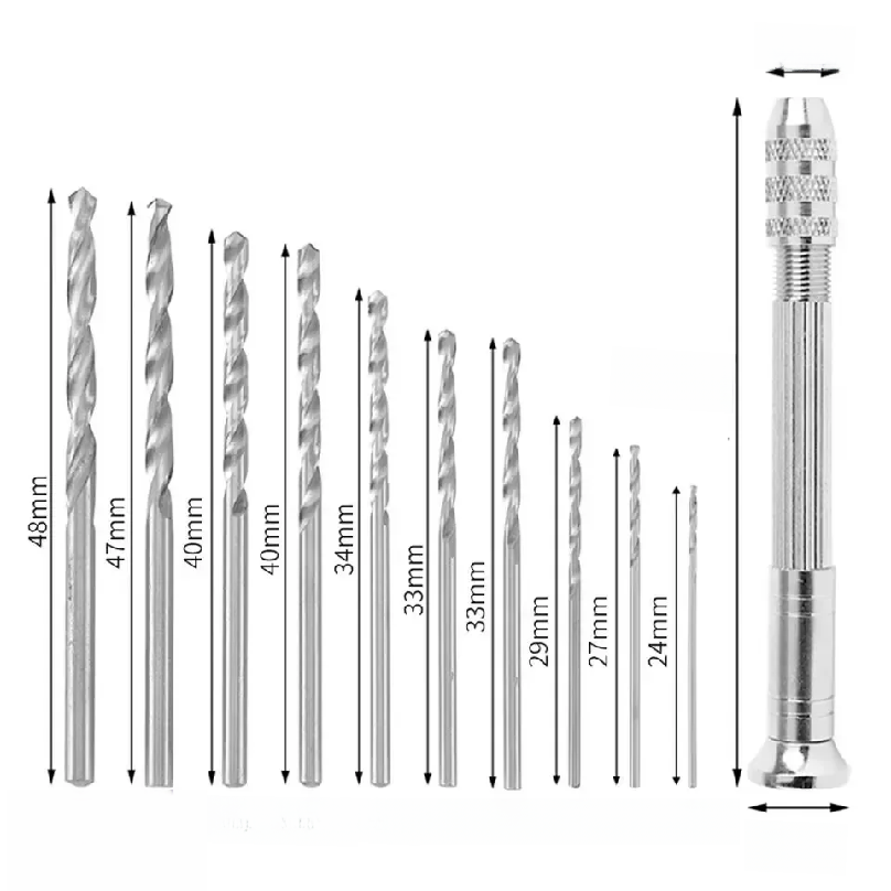 0.8-3.0mm Mini Hand Drill Wood - đánh giá và giá Drill Bits