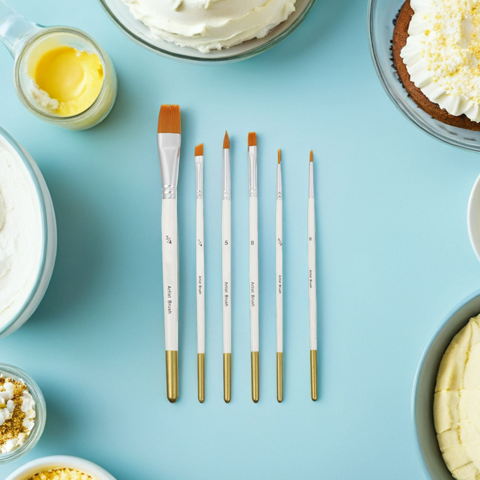 12Pcs Fondant Cake Decorating  - đánh giá và giá Paint Brush