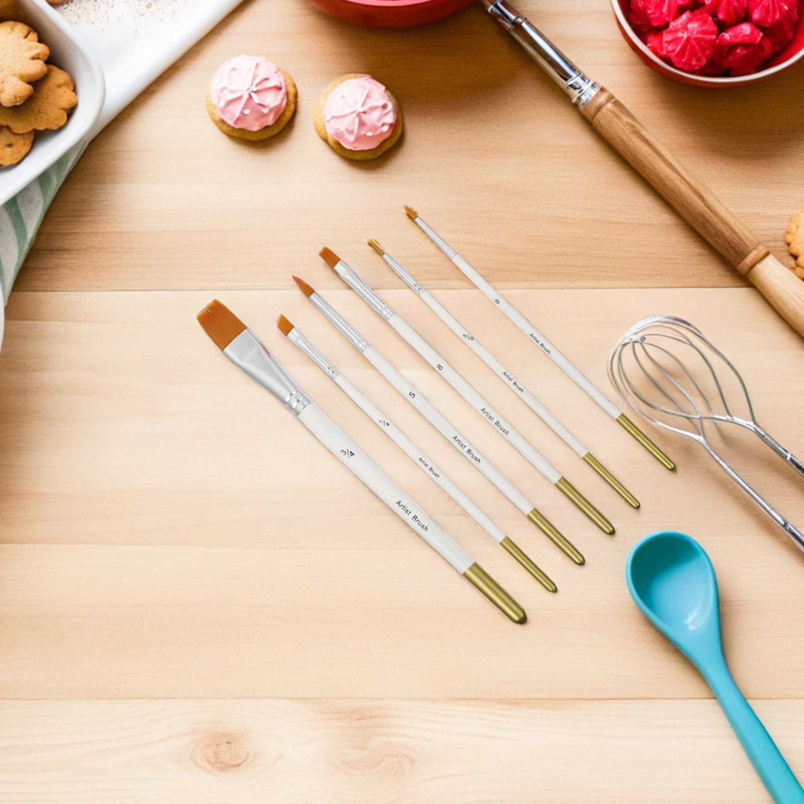 12Pcs Fondant Cake Decorating  - đánh giá và giá Paint Brush